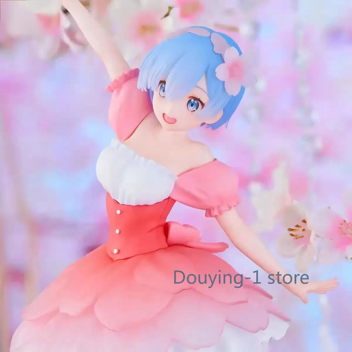 Originale Originale Trrio-Try-iT Figura REM Cherry Blossom Action Figure Modello Animale Orecchio Costume Premio Figura