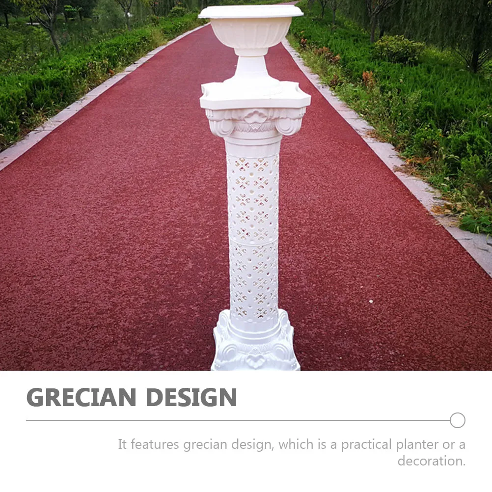 2 قطعة أواني الزهور الإغريقية في الهواء الطلق داخلي حديقة زارع الزفاف شرفة ديكور النمط الروماني وعاء النبات التصميم الأوروبي الكوبية #3