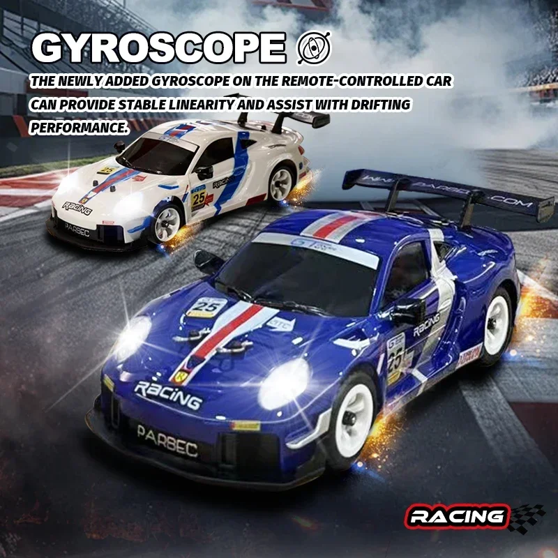 WLtoys 284191/284019  A 1/28 RC Drift Car - Upgraded Gyro 4WD 2.4G 30km/h Alloy Gear view 5