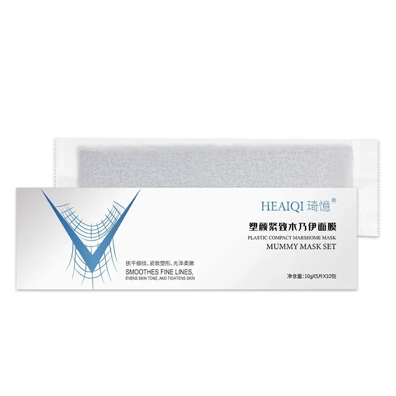 

Beauty Salon 5D Small V Face Bandage Mask Skin Care Shaping Firming Lifting Mummy Bandage Mask Moisturizing Whitening Anti-aging