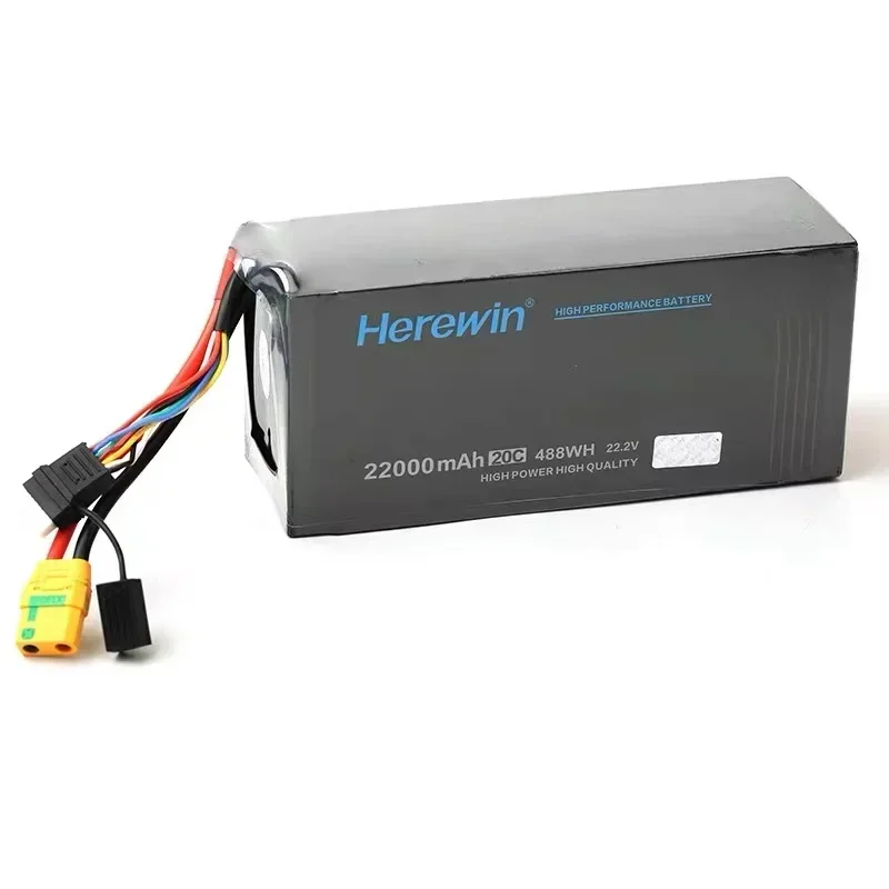 Herewin 22000mah 22.2V 20C 6S Battery Agriculture Battery Special for Agriculture Aircraft