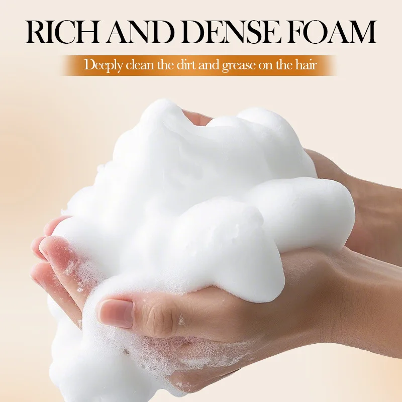 شامبو الزنجبيل الطبيعي 500 مل مع He Shou Wu، شامبو عشبي لتقوية الشعر للنمو والتنظيف والمغذي #3