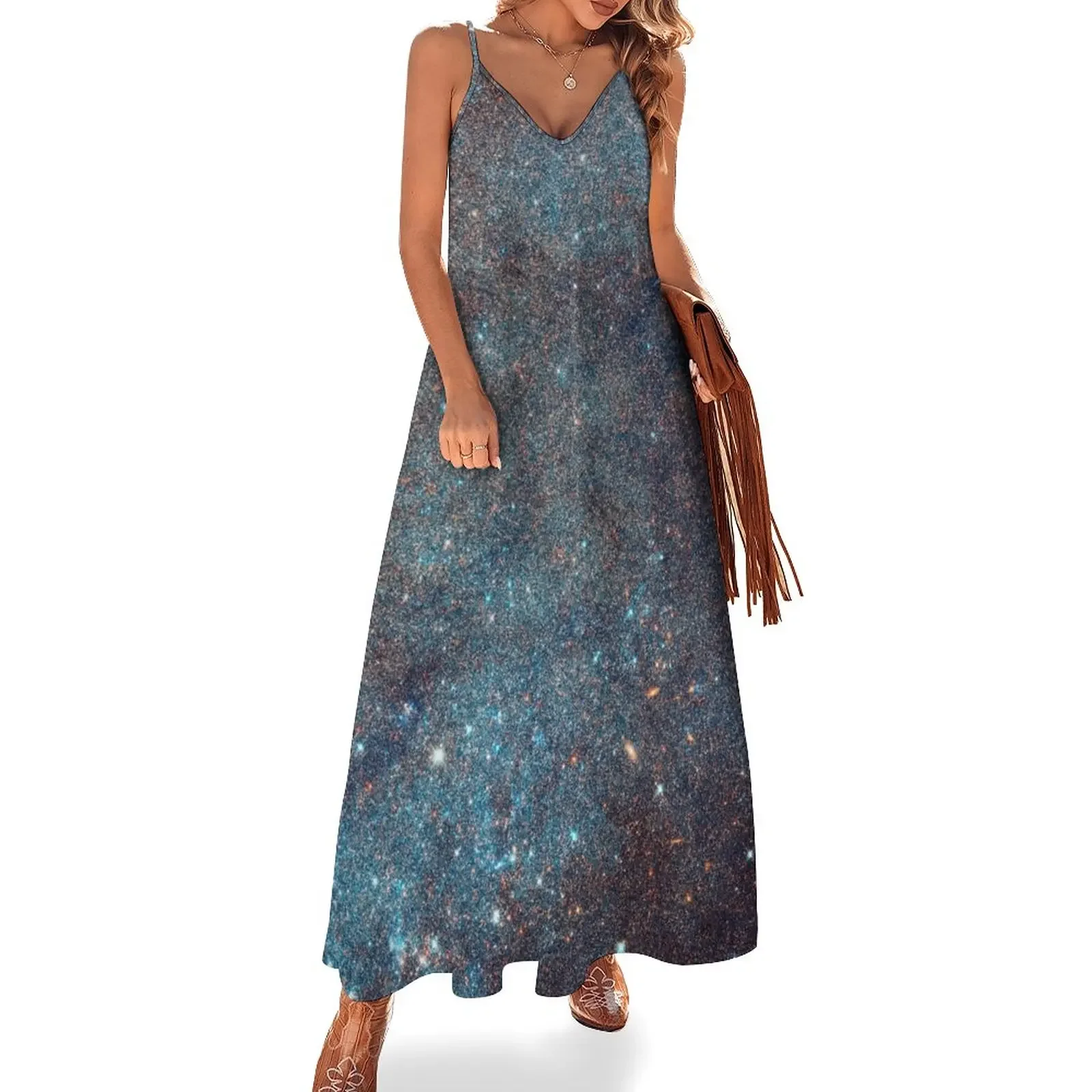 

Andromeda Galaxy Print Duvet Cover Sleeveless Dress summer dresses for women 2025 women evening dress prom dress 2025