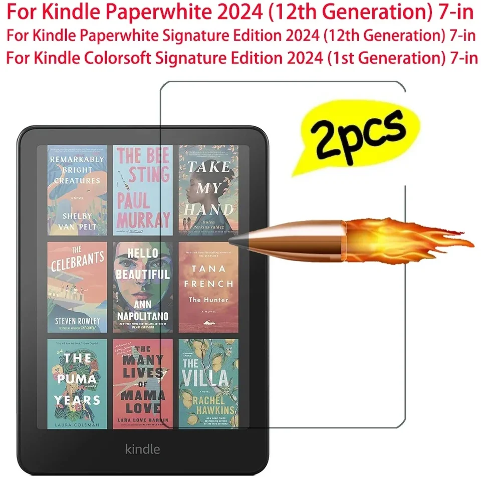 Screen Protector For Kindle Paperwhite 2024 12th Generation and