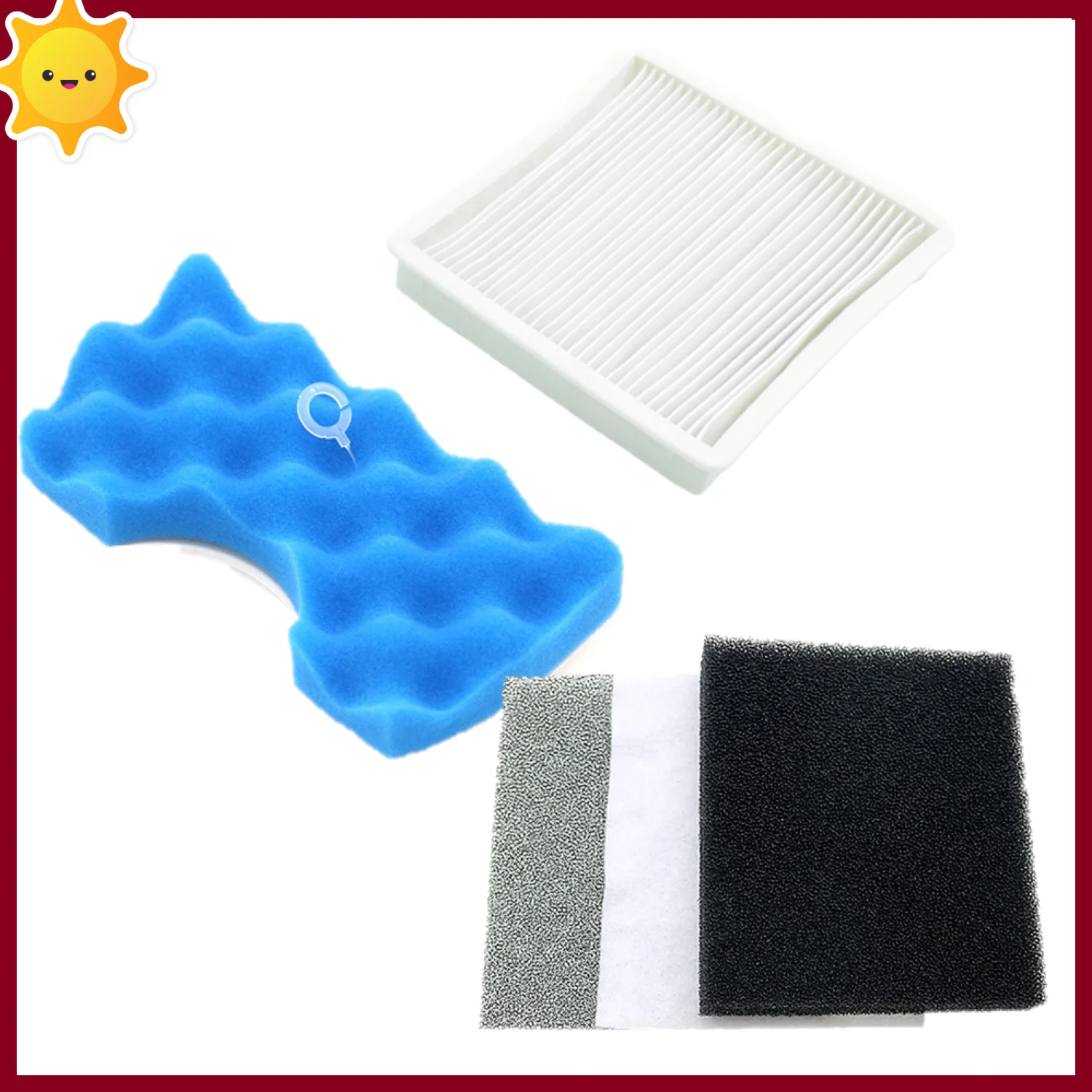 DJ97-01040C DJ63-00669A DJ63-00672D Filters For Samsung SC43 SC44 SC45 SC46 SC47 Series Vacuum Cleaner Air Track SC4520 SC4326 S