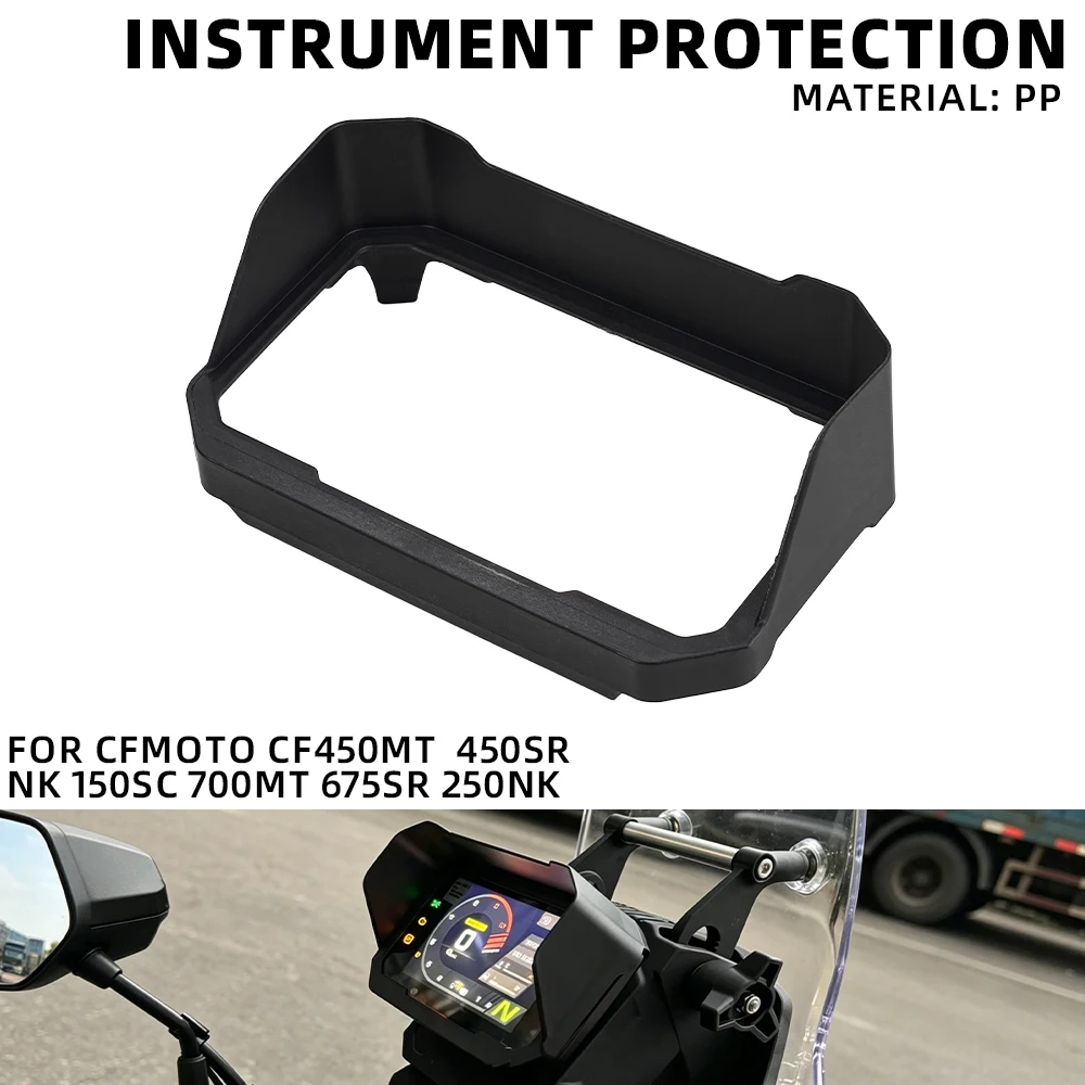 TFT Screen Sun Visor For CFMOTO 450MT 450SR 450NK 450CL-C 700MT 450SS IBEX450 PP Dashboard Speedometer Cover Guard Shield