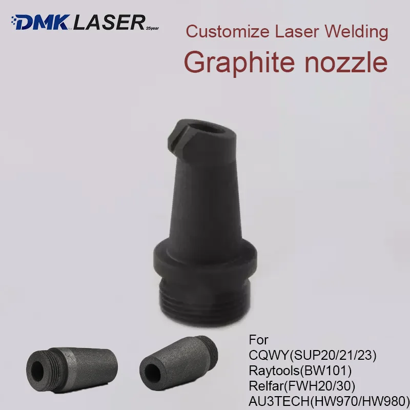 Graphite Laser Welding Nozzle M16 Wire Feed Nozzle AS10 AS12 BS16 For CQWY SUP23T Relfar HW980 BW101-GS SUP Laser Welding Head