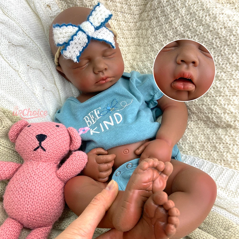 

Реалистичный силиконовый инструмент Loulou для темной кожи ручной работы, 50 см, для маленьких мальчиков и девочек, мягкий реалистичный инструмент для родителей, практика для пожилых людей, радость