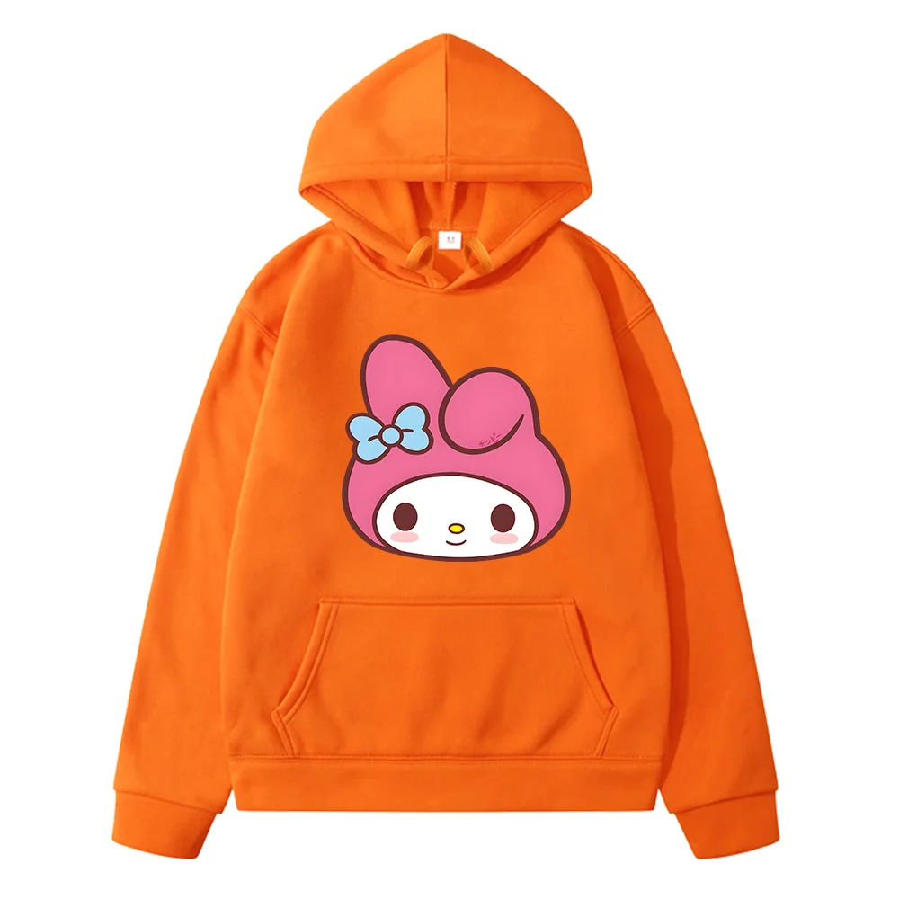 Cute Rabbit Printing Hoodies Comfortable Boys and Girls Sweatshirts Autumn Fleece Warm Clothing Sudadera Children Kawaii Tops