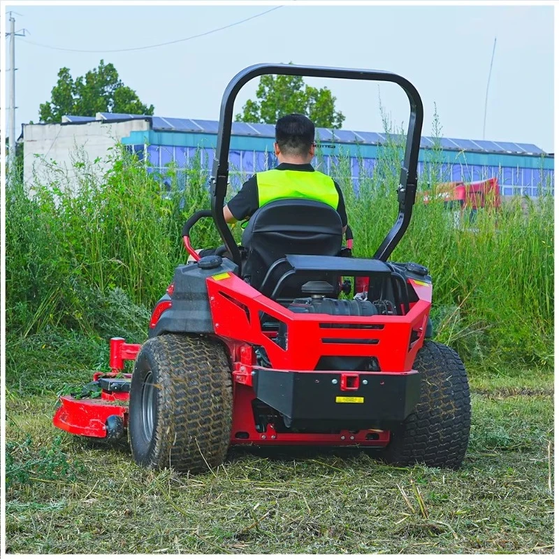 Commercial Grade Fuel Riding Lawn Mower With 72-Inch Cutting Deck