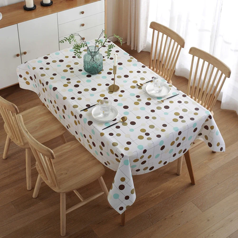 Oil proof and Waterproof Tablecloth Perfect for Dining or Coffee Tables Easy to Clean Long lasting and Elegant Design