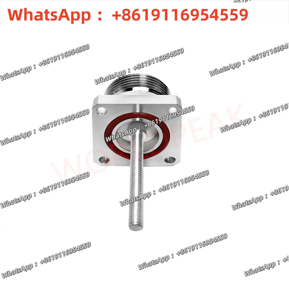 WODF coaxial RF connector L29 7/16DIN female 4-hole four-hole flange M5 tooth length 38mm