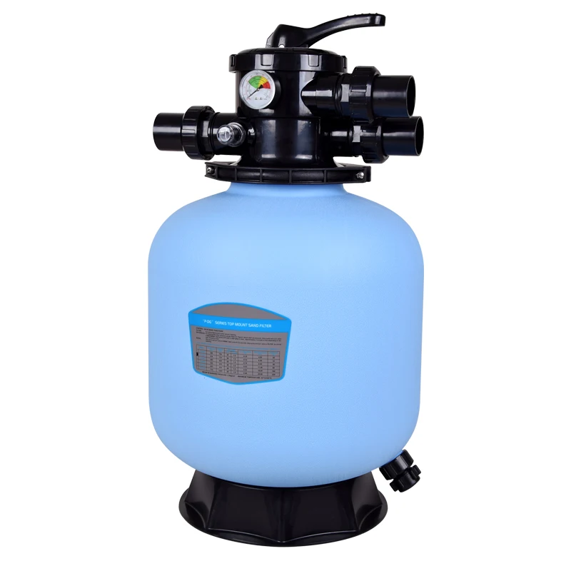 Pool Plastic Sand Filter Cleaner Plastic Filter Equipment 5 Ways Top Mount Pool 16 Inches