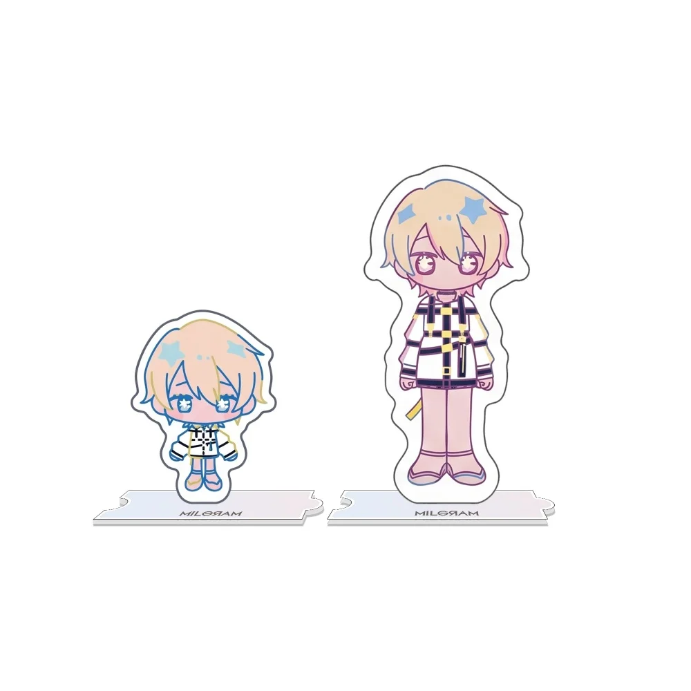 Milgram Acrylic Stand Keychain 2026 New Cute Q Version Haruka Sakurai Yuno Kashiki Futa Kajiyama Es Character Merch