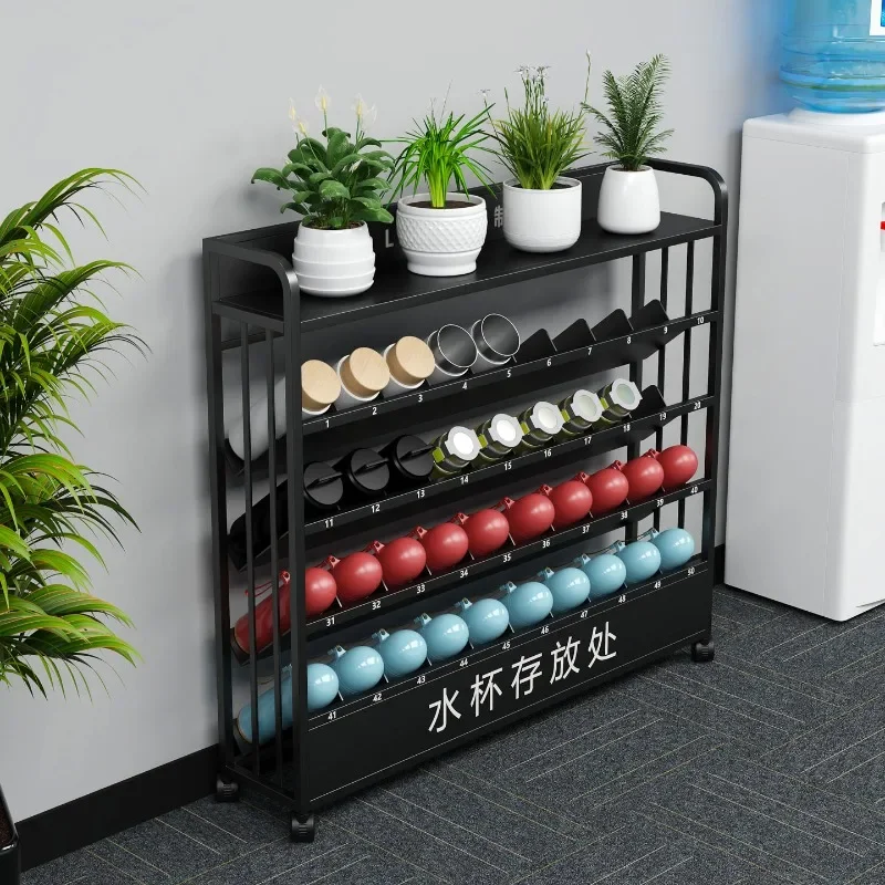 Water cup rack workshop canteen hospital school multi-layer non-slip cup creative rack tea room cup shelf