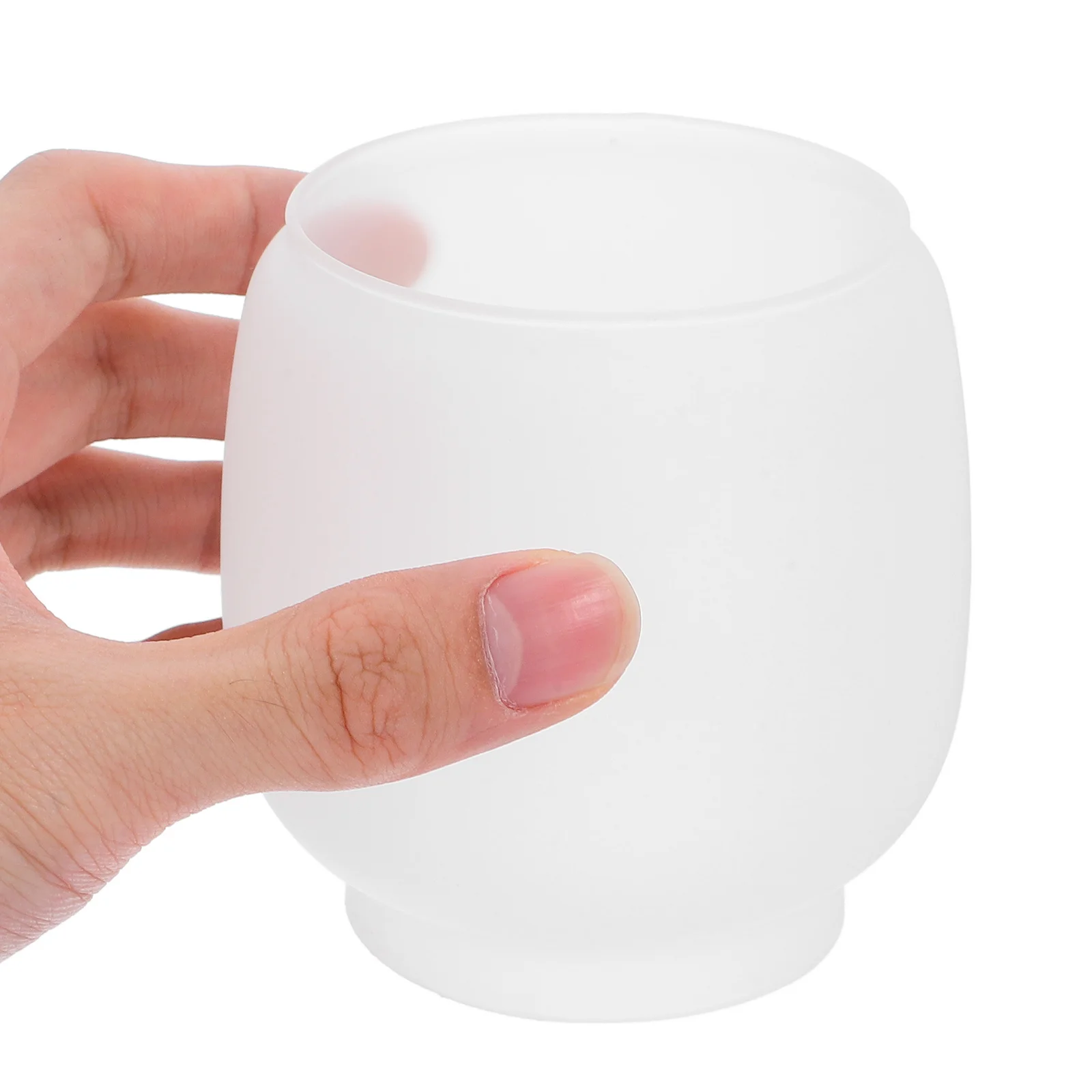 

Vintage Crackle Glass Lampshade Replacement Medium Frosted Transparent for Oil Lantern Hurricane Table Floor Lamps