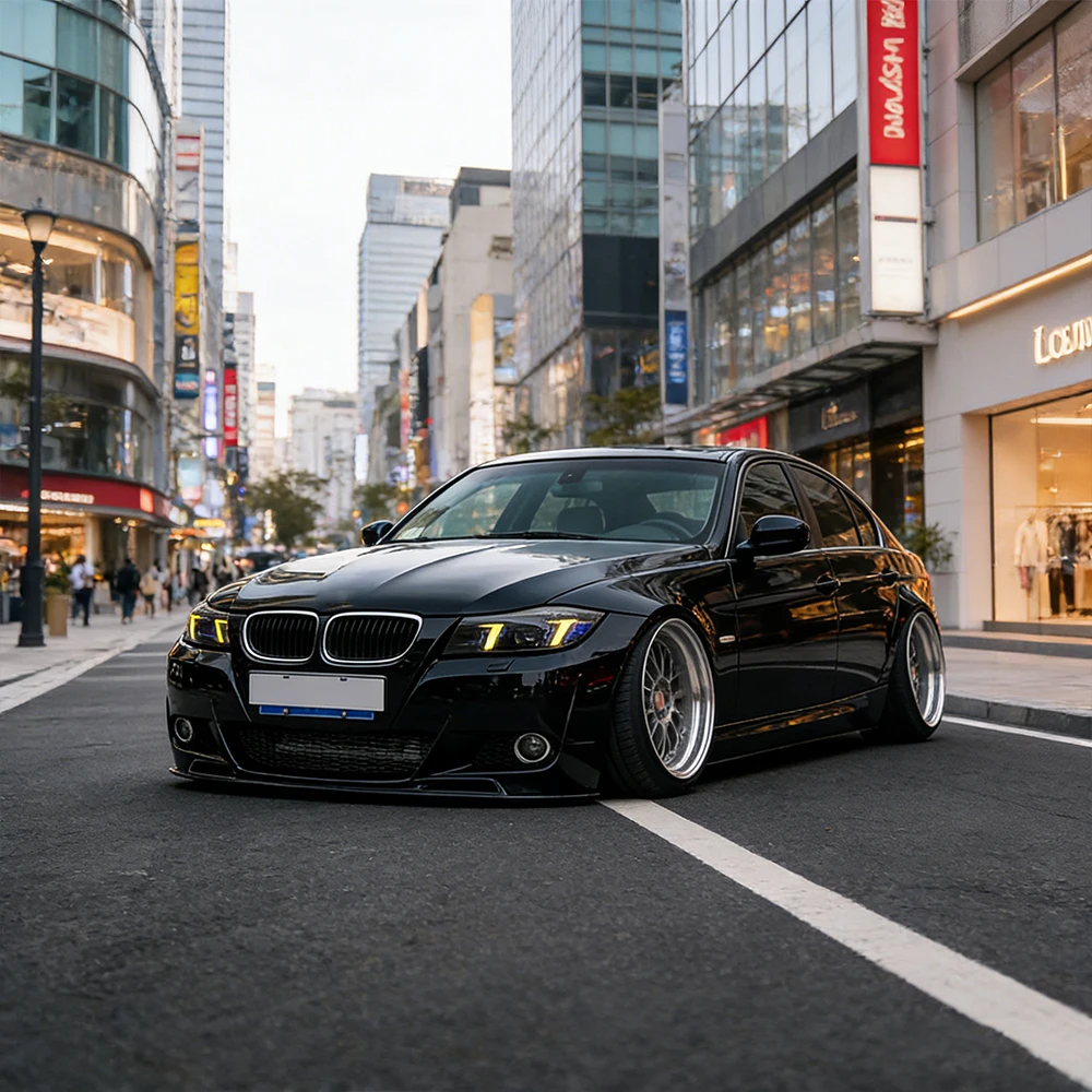 

For BMW 3 Series E90 2005-2012 Fangs Design LED Turn Signal Projector Lens Headlight Assembly Car Tools Accessories