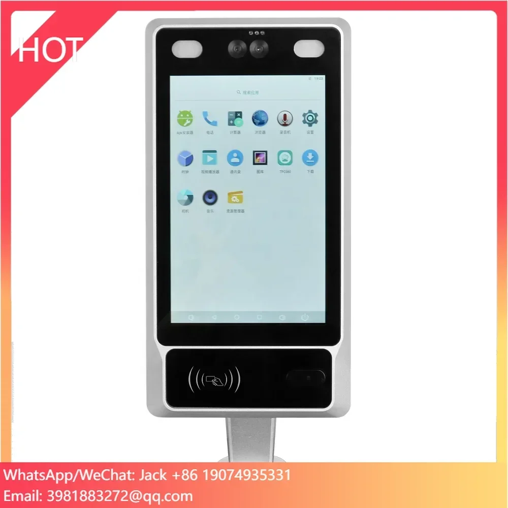 

Face Recognition Manufacturer Small Size Living Detection Time Attendance Machine Face Scanner Attendance System