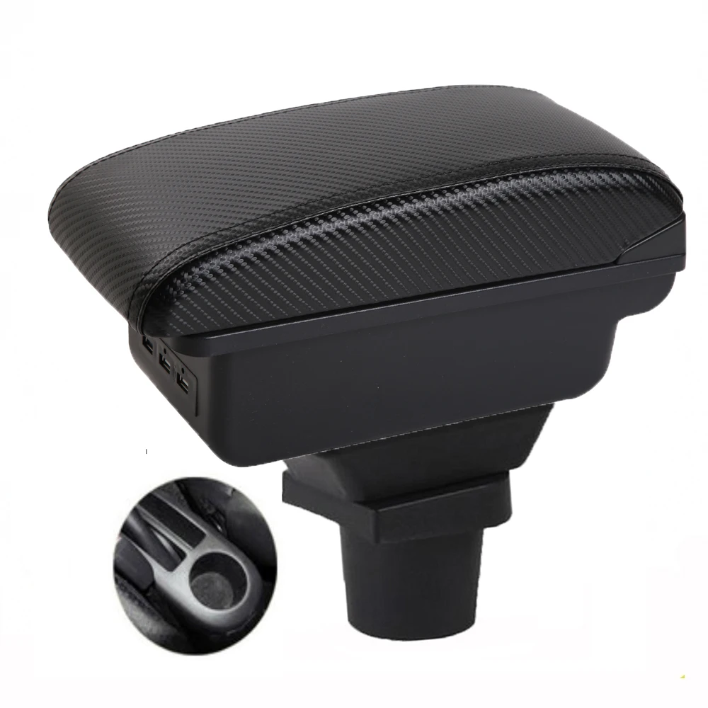 

Car Yaris Vitz Vios 5dr Hatchback central armrest storage box elbow support for drivers and passengers