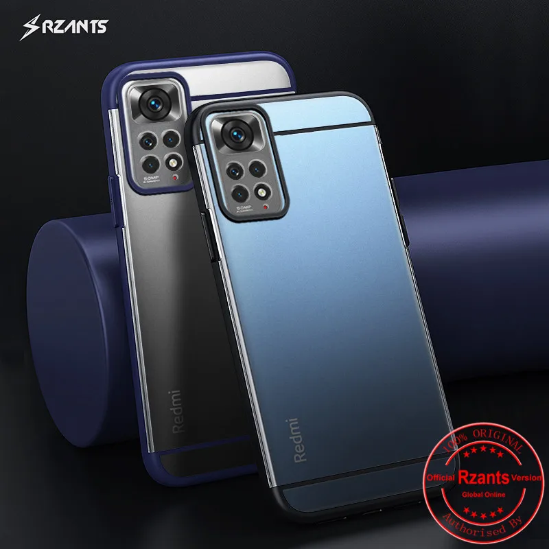 

Rzants For Xiaomi Redmi Note 11 11S Global Redmi Note 11 Pro Global Case [White Shark] Antenna Matte Ultra thin cover
