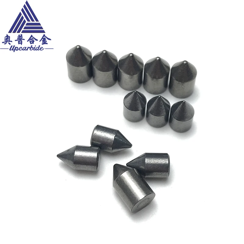 Zhuzhou liga cementada diâmetro 4/4,6/3,0 mm e comprimento 7 mm 89.5hra pontas de carboneto de tungstênio