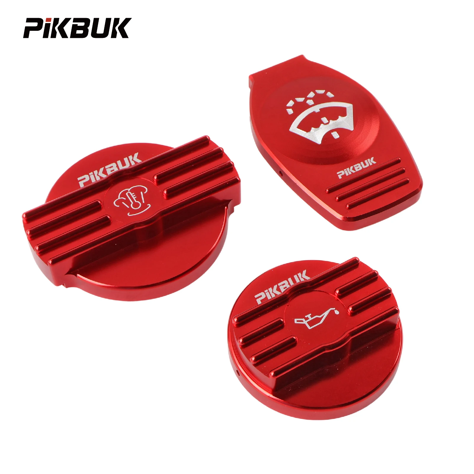 PIKBUK Aluminum Oil Cap Tank Bottle Cap For VW CC Golf 6 R MK6 Scirocco EA888 Engine Protection Original Part