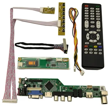 New 15.0&quot; TX38D85VC1CAB TV Monitor Kit+HDMI+VGA+AV+USB 1024x768 LCD LED Screen Controller Board Driver 30Pins