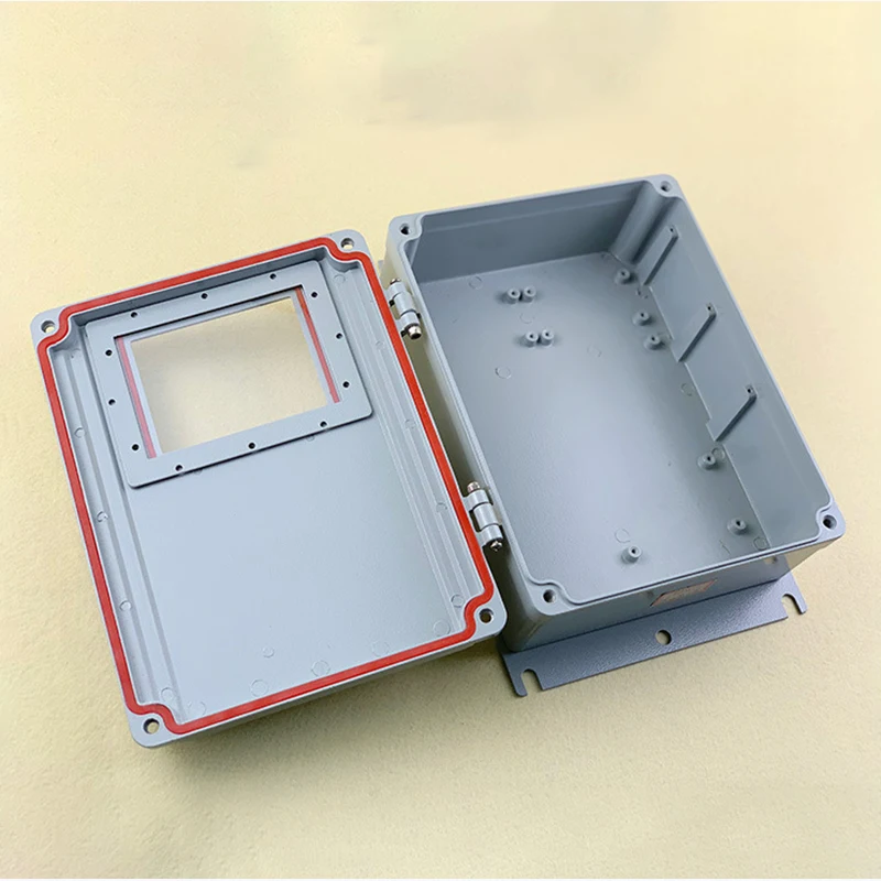 Aluminum Waterproof Box Instrument Case With Display Window Housing 250 *185*88Mm