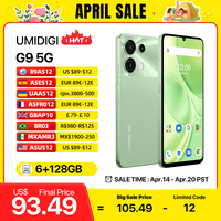 UMIDIGI G9 5G Smartphone Android 14 UNISOC T765 Eye Care 6GB 128GB 6.75\