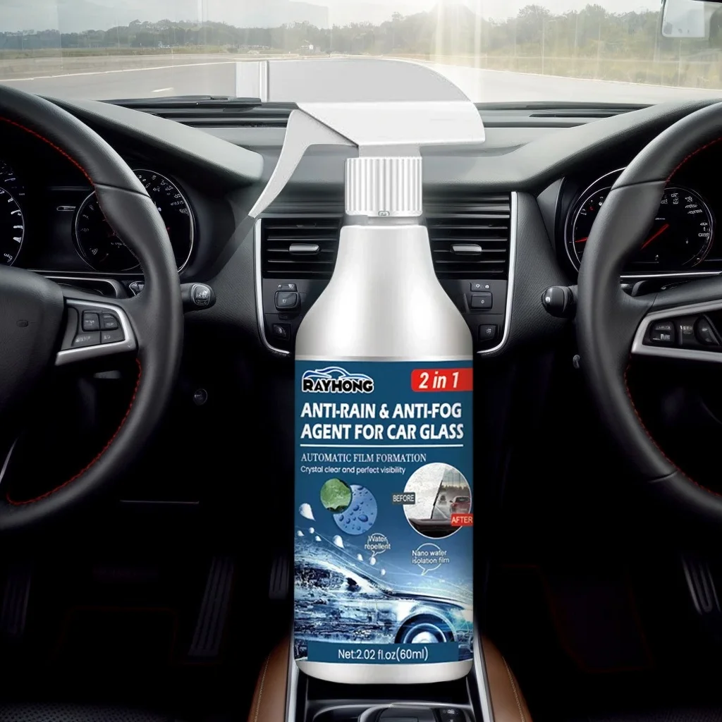 

Дождезащитное покрытие для автомобильного стекла, 60 мл — простой в использовании гидрофобный водоотталкивающий репеллент для лобового стекла и стекла (прозрачный автомобильный аксессуар)