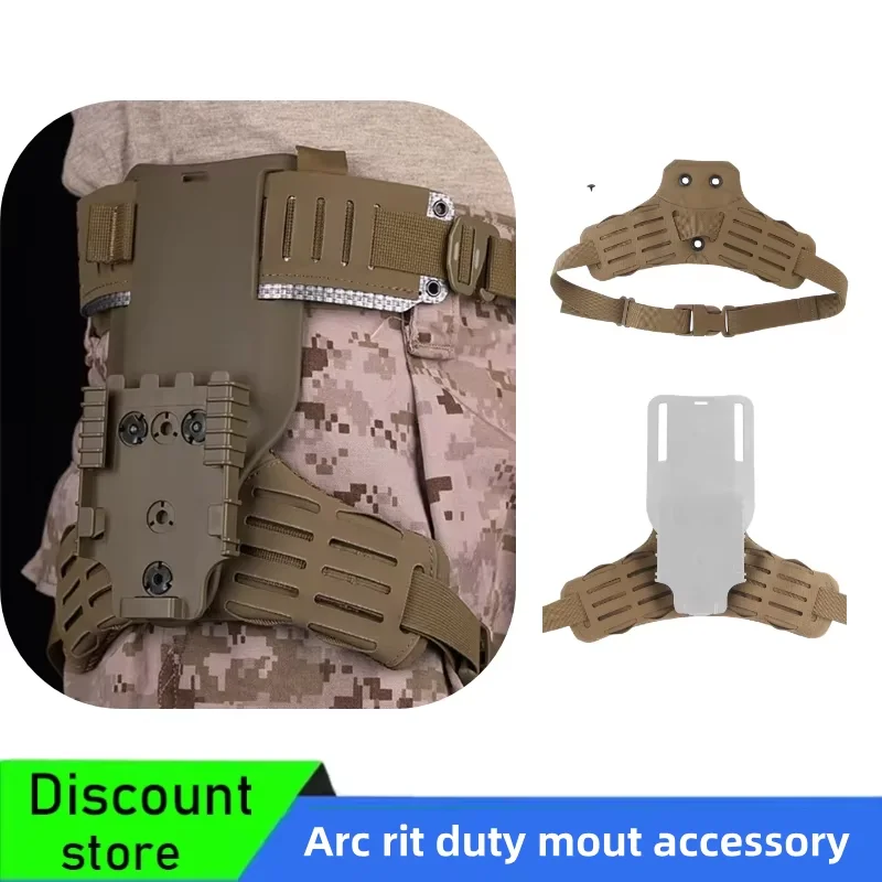 Tactical Holster Base Adapter Folding Leg Platform Thigh Platform Mount Adapter. Suitable for Shooting Activities