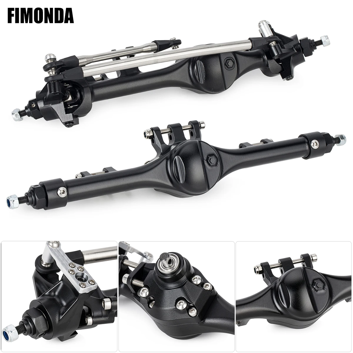 

Модернизированный алюминиевый прямой мост F10T в сборе для радиоуправляемого гусеничного автомобиля Axial SCX10 II и VS4-10