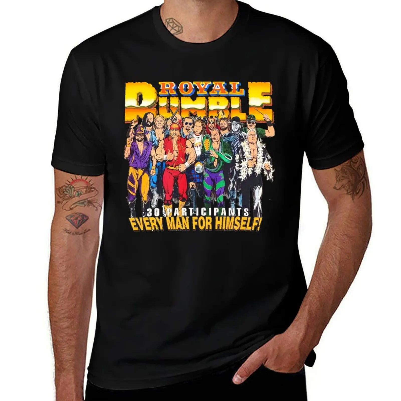 1992 Rumble! T-Shirt Large Size Soft Cotton T-Shirt