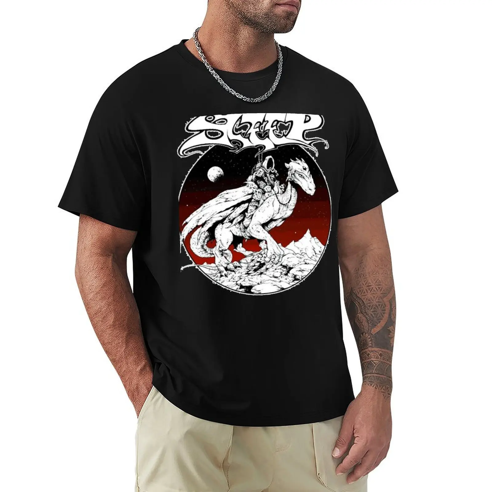 Classic Sleep Band T-Shirt Casual Streetwear Short Sleeve Tee