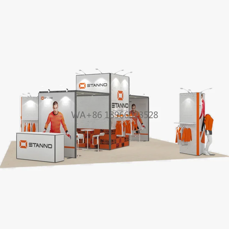 20x20ft Modular Design Idea Exhibition System Aluminium Material Trade Show Booth