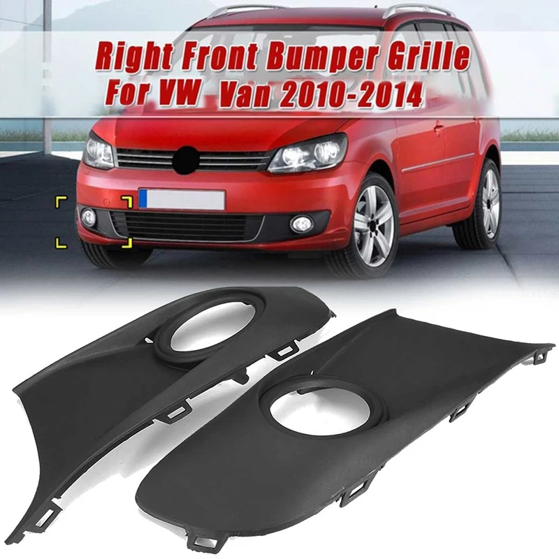 

Классический передний бампер, противотуманные фары, решетка противотуманных фар для Touran & Caddy Van 2011-2015 2K5 853 665A 2K5 853 666A