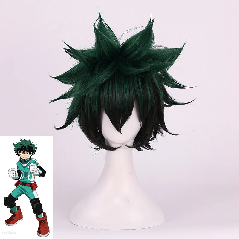 Heat Resistant Fiber Cosplay Wig for My Hero Academia Midoriya Izuku