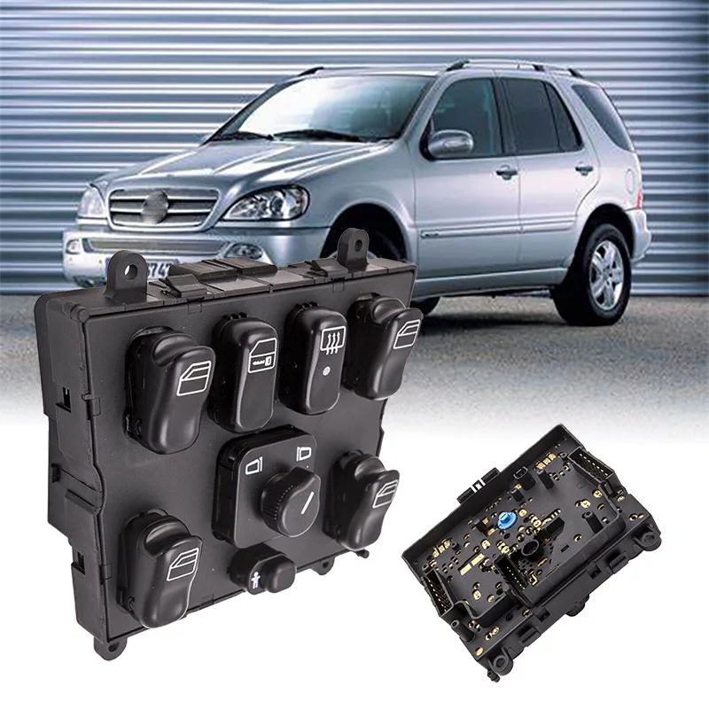 

Electric Power Window Master Switch for Mercedes Benz ML320 W163 ML400 ML430 ML500 1998-2003 OEM:1638206610 A1638206610