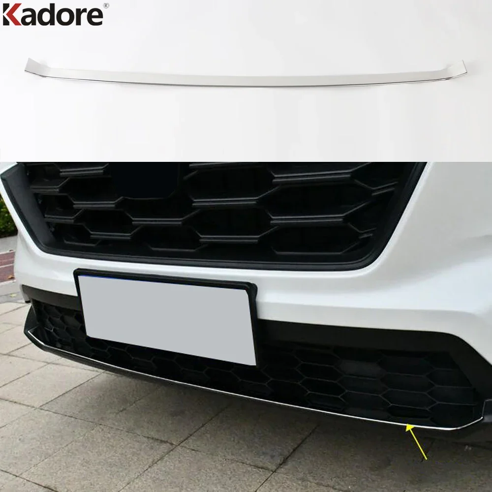 Front Bottom Bumper Cover Trim For Honda CRV CR-V 2023 2024 2025 Steel Car Front Lip Grille Grill Molding Strip Accessories