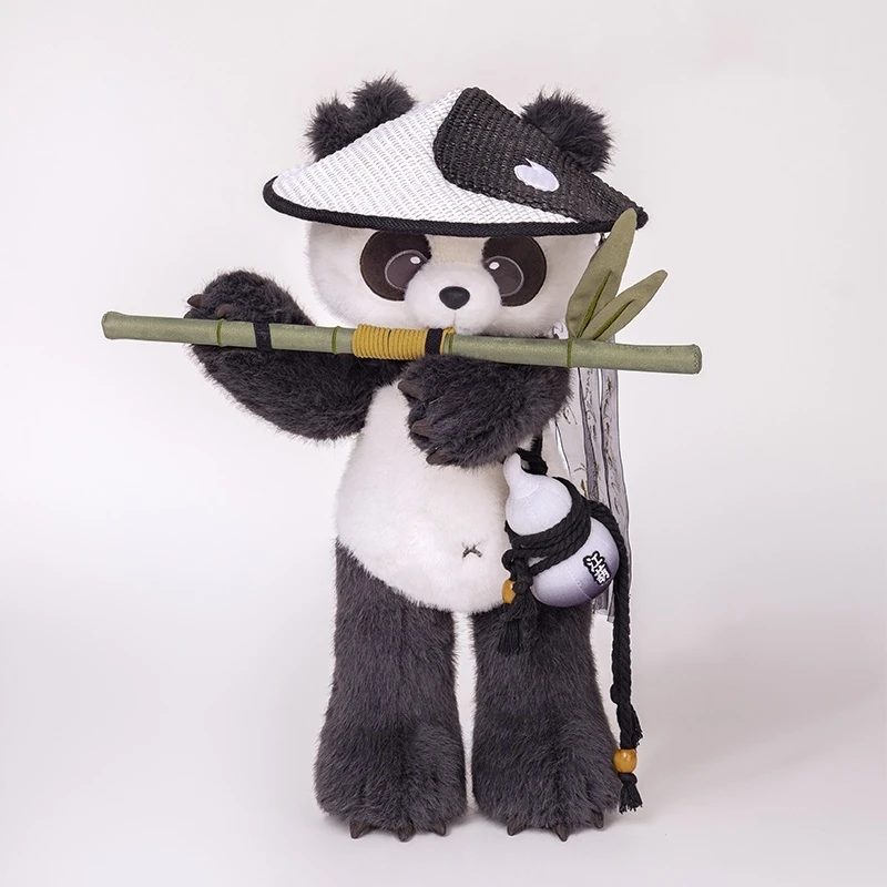 Kung Fu Tai Chi Panda Hero Qixi Doll Movable Plush Toy Doll Cute Bag Pendent Bedroom Decoration Kawaii Girls Christmas Gifts