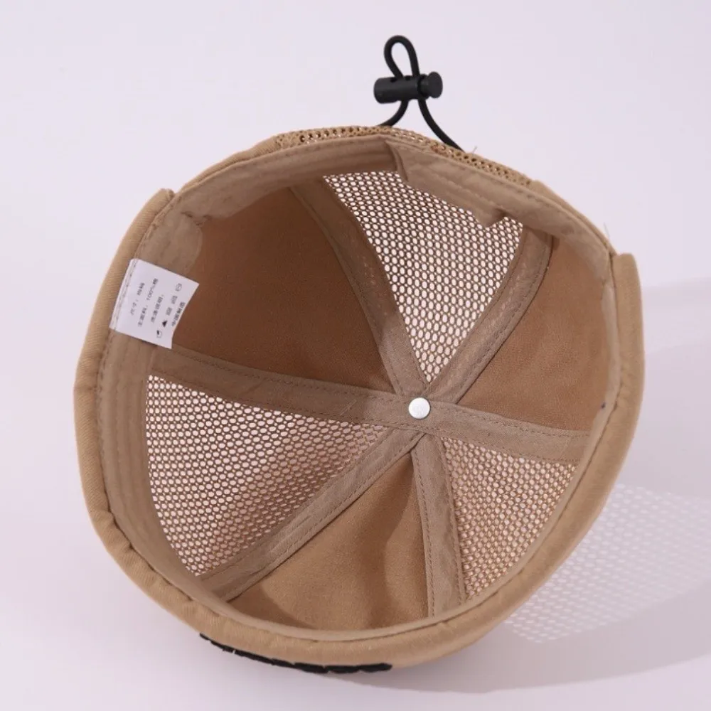 

Letter Embroidered Brimless Hat Cotton Adjustable Children Melon Beanie Thin Sun Protection Landlord Cap For Infant Boy Girl