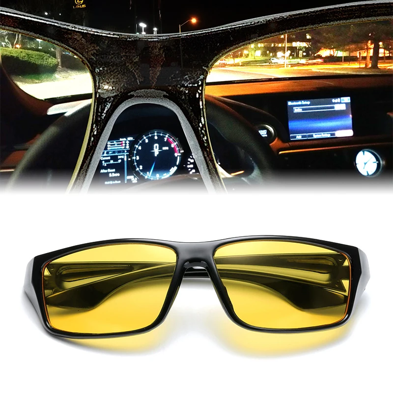 

Driving Anti-Glare Polarized Sunglasses Goggles Eyewear Night Vision Drivers Goggles Interior Accessory Protective Gears