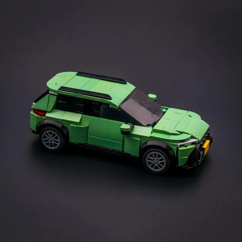 City Car Model MOC Building Bricks Compact Sport Utility Vehicle Modular Technology Holiday Gifts Assemble Toys Suit Display