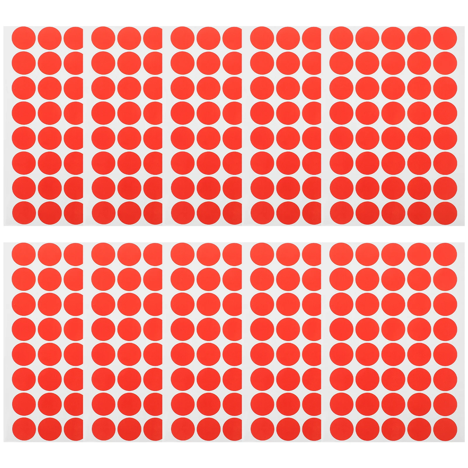 10 Sheets Color Sticker Dots Self Adhesive Round Dot Stickers for Storage Classification Home School Office Use Small Circle