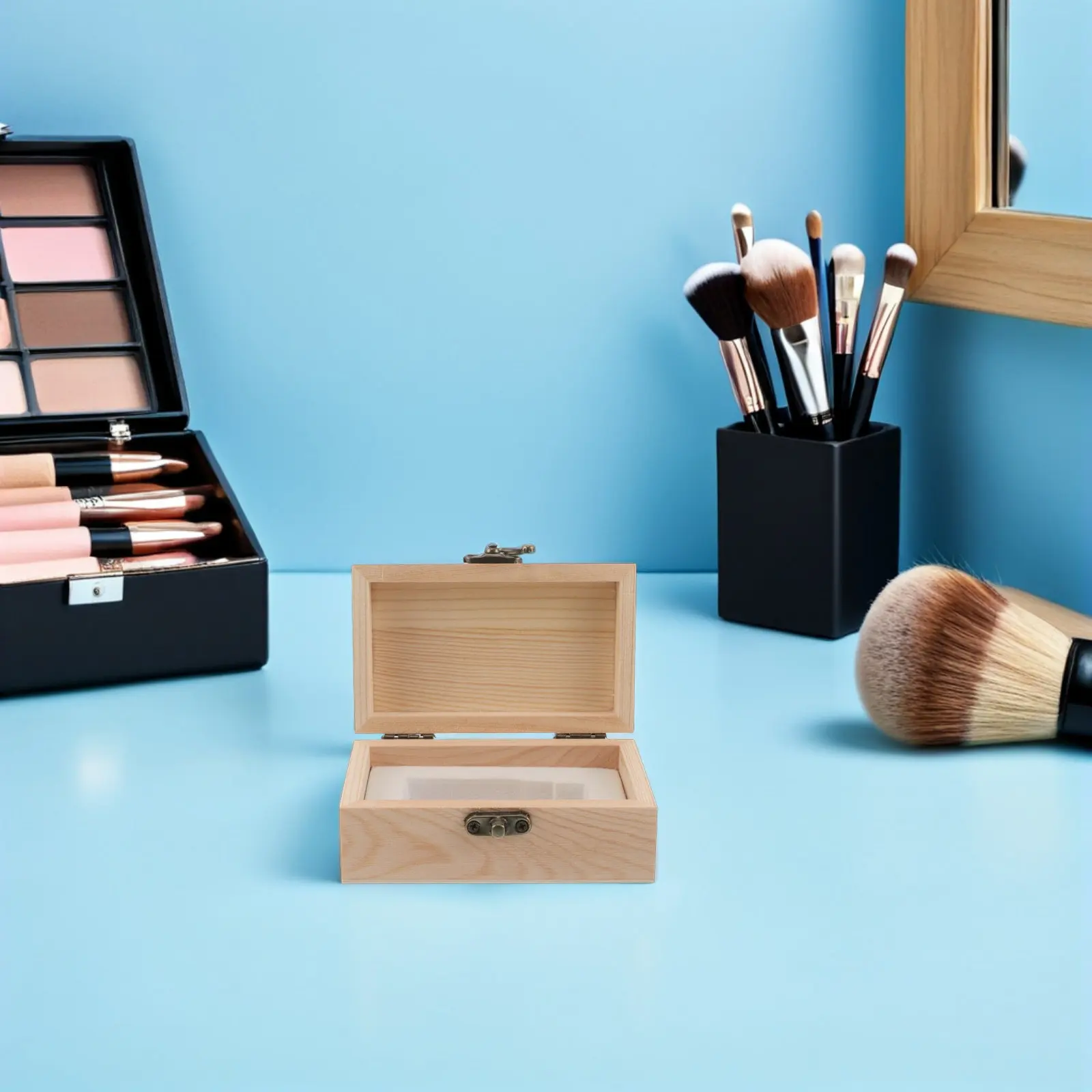 3Pcs Essential Oil Organizer Box Wood Fragrance Bottle Storage Shockproof Travel Carrying Case Aromatherapy Display