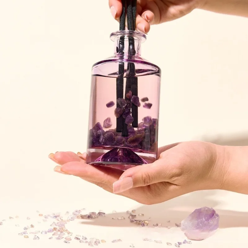Clear Glass Bottle For Reed Diffuser Empty Transparent Glass 200ML
