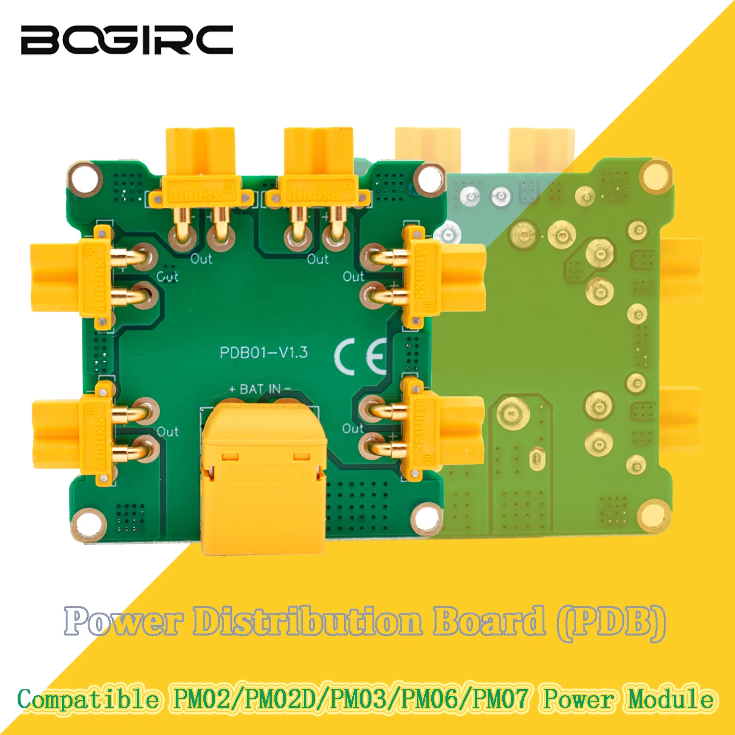 

Модуль питания BOGIRC High-Current PDB для дронов с разъемами XT30/XT60, совместимый с PM02/PM02D/PM03/PM06/PM07, для FPV-дронов X500 V2, запчасти для гоночных дронов