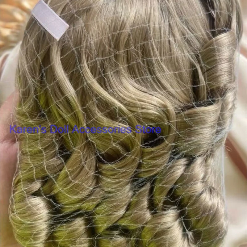 2026 vintage style（Special customization）curly double ponytai  Blythe wig Imitation Mohair Fit 9-10inch head circumference Qbaby