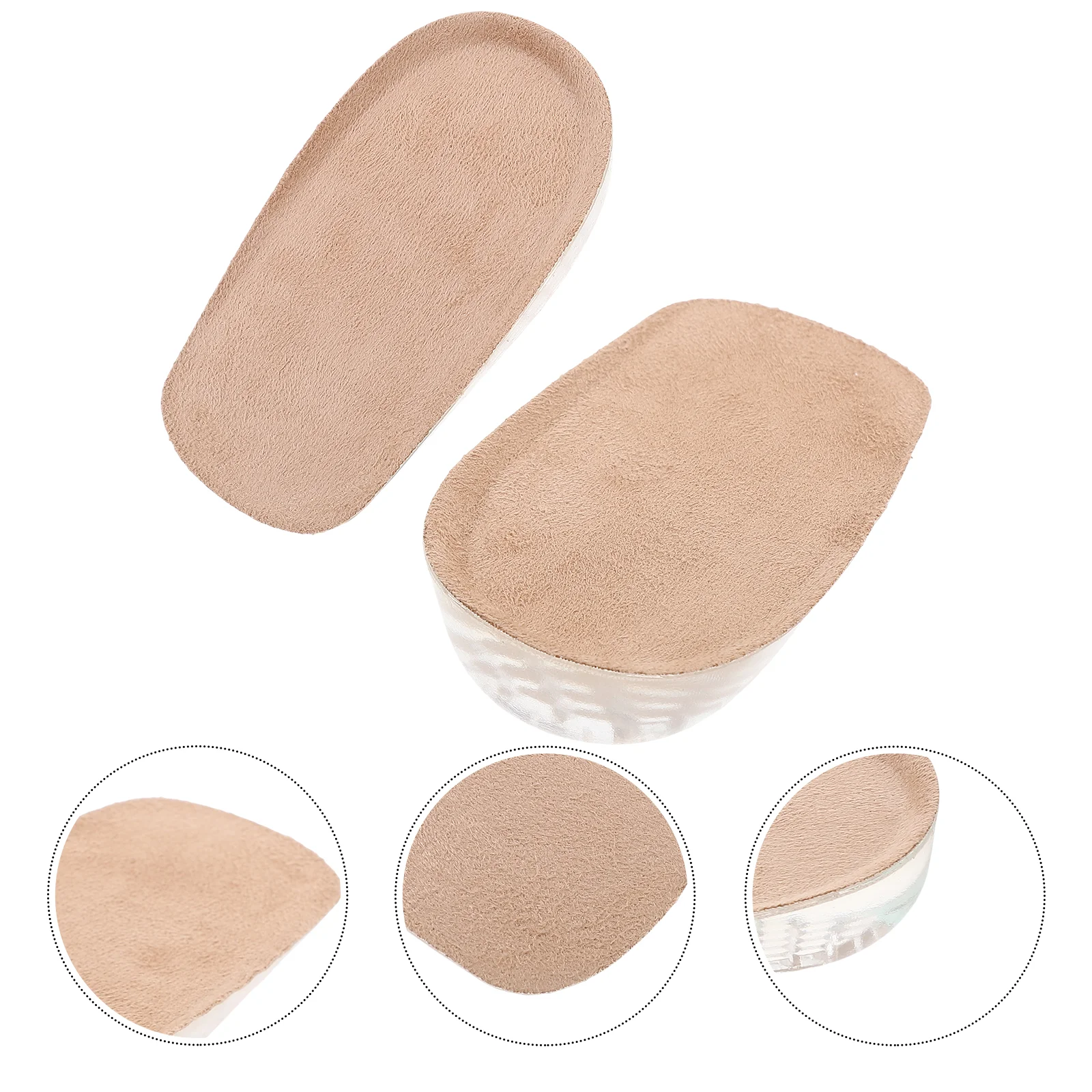 

2 Cm Inserts Insole Invisibility Foot Cushions Forefoot Pad Half Insoles Sponge