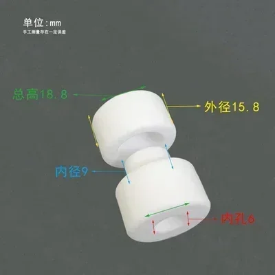 

10 шт. керамические мужские и женские гильзы из глинозема, термостойкие керамические втулки, изоляционные шайбы